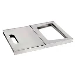 Гриль вугільний Bo-Camp Notebook/Fire Basket Compact Silver (8108347), Сріблястий - мініатюра 3