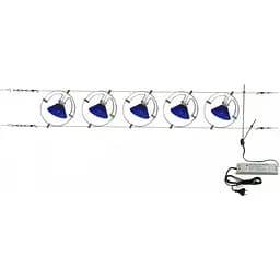 Светильник струнный поворотный Brille HTL-83/5 Blue система 176270