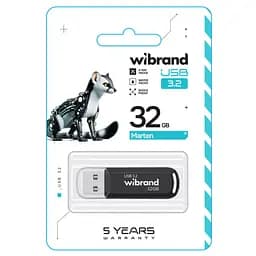 Flash Wibrand USB 3.2 Gen1 Marten 32GB Black - мініатюра 2