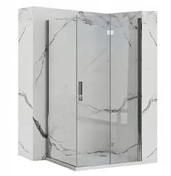 Душова кабіна Rea Molier 90x100 chrome REA-K8535 + REA-K6371, Універсальна, прозорий, хром