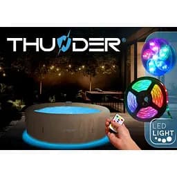 Джакузі-SPA надувне Thunder LATTE 6-місне сірі меблі з ротанга 8 шт. (LATTE-FULL-GRAY) - мініатюра 7