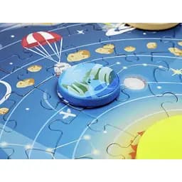 Пазл Hape Сонячна система з підсвіткою Сонця 93 елементи (E1625) - мініатюра 6