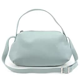 Вместительная повседневная сумка голубого цвета Firenze Italy F-IT-0565LBL