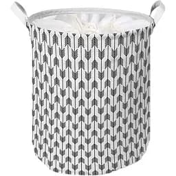 Кошик Idea Home Arrows тканинний з кришкою 40х50 см (LY-04 круг. ткан. з/кр Arrows)