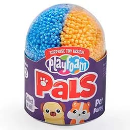 Кульковий пластилін Educational Insights S2 Милі вихованці, з іграшкою-сюрпризом, синій з помаранчевим (EI-1965)