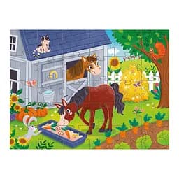 Дитячий пазл "Обід для коника" DoDo Toys 300684, 30 елементів - мініатюра 3