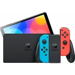 Портативна ігрова консоль Nintendo Switch OLED with Neon Blue and Neon Red Joy-Con - мініатюра 2