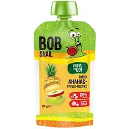 Пюре фруктовое Bob Snail Смузи Ананас-Груша-Яблоко пастеризованное 120 г