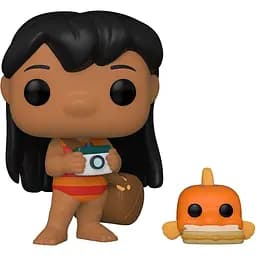 Ігрова фігурка Funko Pop! Ліло та Стіч Ліло з рибкою 9.6 см (55621)
