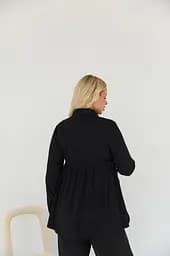 Блузка для вагітних та годуючих з шнурівкою Venice Lullababe розмір 3XL (52) Чорний - мініатюра 4