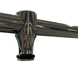 Двері в нішу Koer SR SD06-140x220-TR-01 прозоре скло Easy Clean 8 мм, хром KR5368, універсальні, прозорий, хром - мініатюра 10