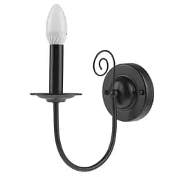 Бра Brille BKL-591W/1 E14 BK настінне накладне класичне