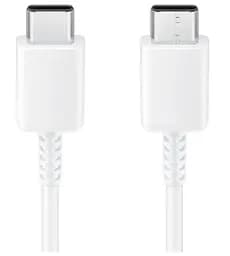 Кабель Samsung EP-DA705BWRGRU Type-C to Type-C - 1m White (6576687) - мініатюра 3