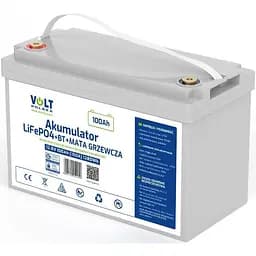Аккумуляторная батарея Volt Polska LiFePO4 12.8В 100Ah 150А + BMS + BlueTooth нагревательный мат