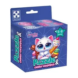 Дитячі пазли з сюрпризом "Біле кошенятко" Vladi Toys VT 8030-03, 180 деталей