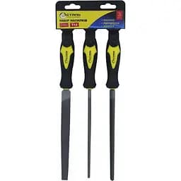 Набір напилків Сталь Т12 тригранний, плоский, круглий 200 мм (102925)