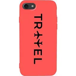 Чехол-накладка Toto Matt TPU 2 mm Print Case Apple iPhone 7/8/SE 2020 #45 Travel Orange