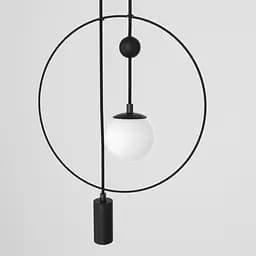 Підвісний стельовий світильник Babich Studio Sunderline CB Black (RAL 9005) - мініатюра 2