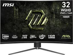Монітор MSI 31.5" MAG 325CQPF-E18 Curved QHD VA 180Hz (9S6-3DC14H-201)