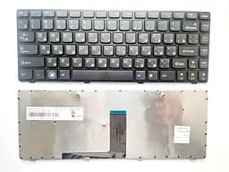 Клавіатура для ноутбуків Lenovo IdeaPad B470, G470, V470 Series чорна RU/US