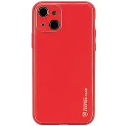 Шкіряний чохол Epik Xshield для Apple iPhone 14 Plus 6.7 Червоний/Red