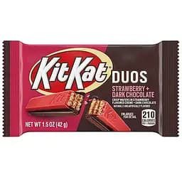 Батончик Kit Kat Duos Strawberry and Dark Chocolate Candy Bar 42 г