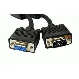 Шнур комп'ютерний Vga шт. HDB15pin- шт.HDB15pin з фільтром 1 м