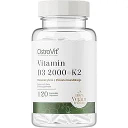 Витаминный комплекс OstroVit Vitamin D3 2000 + K2 120 капсул
