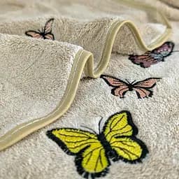 Набір рушників Koloco Метелики 35x75 см, 70x140 см бежевий (60151) - мініатюра 2