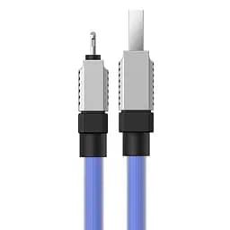 USB кабель Baseus CoolPlay Series Fast Charging Cable USB to iP 2.4A 1 м синий CAKW000403
