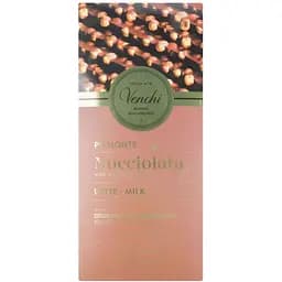 Шоколад молочний Venchi з цільним фундуком 800 г
