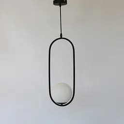 Підвісний світильник Friendlylight Hoop B Black FL3025 - мініатюра 2