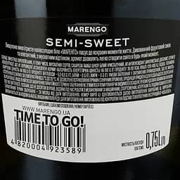 Упаковка ігристого вина Marengo Bianco Semi-Sweet біле напівсолодке 4.5 л (0.75 л x 6 шт.) - мініатюра 4