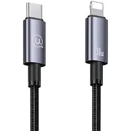 Кабель Usams US-SJ679 Type-C To Lightning 30W Aluminum Alloy Fast Charging & Data Cable -Sufeng Series tarnish 0,25 м