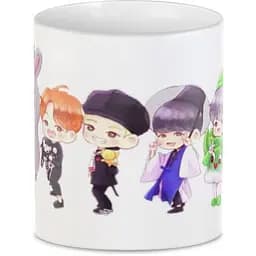 Кухоль GeekLand Bangtan Boys BTS Chibi Fan BTS.02.22 330 мл білий