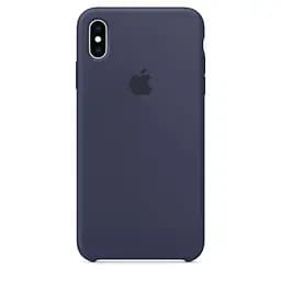 Чехол Silicone Case для Apple iPhone XS Max (Midnight Blue) ААА [34659]