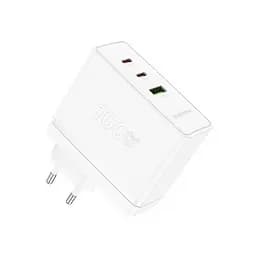 Мережевий зарядний пристрій Borofone BN11 Imperial PD 100W (2Type-C/1USB) Білий - мініатюра 2