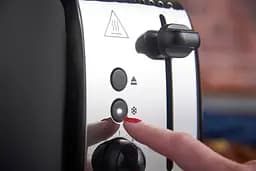Тостер Colours Plus 1600Вт, підігрів, розморожування, метал., чорний Russell Hobbs kuh0014874 - мініатюра 6