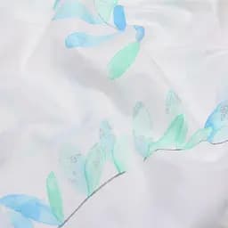 Бортики в дитяче ліжечко 30x120 MINT LEAVES, білий (WeltBed_FoliageMint_White_30x120) - мініатюра 5