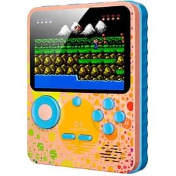 Ретро игровая приставка SUP G6 Game Box Portable 500-games + Powerbank Pink [85277]