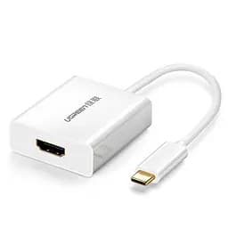 Адаптер Ugreen HDMI - USB Type-C (F/M), White (40273) - мініатюра 2