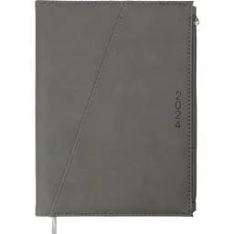 Щоденник датований Buromax Chester 2024 A5 сірий (BM.2122-09)