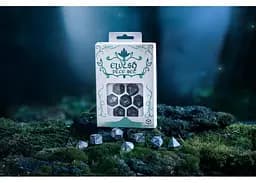 Набір кубиків Elvish Cobalt & Silver Dice Set , 7 шт. (SELV10) - мініатюра 7