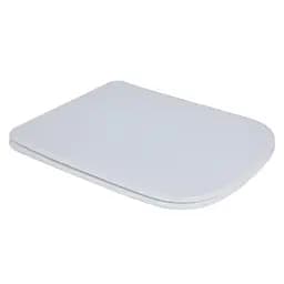 Сиденье для унитаза Mixxus Seat Cover Quadro-2001 с микролифтом 450x360x60 мм MI6717, Белый