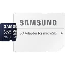 Карта пам'яті Samsung microSDXC 256GB Class 10 UHS-I U3 V30 A2 PRO Ultimate + SD Adapter [MB-MY256SA] [112857] - мініатюра 10