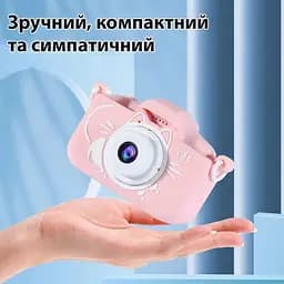 Цифровий фотоапарат Smart Kids Kitty Blue HD 1080x720 (30FPS) з захисним чохлом блакитний (4820176254016) - мініатюра 4