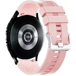 Ремінець силіконовий Tamister для годинника 22 мм Type D блідо-рожевий