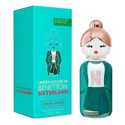 Туалетна вода United Colors Benetton Sisterland Green Jasmine, 80 мл (65164934) - мініатюра 2