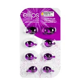 Витамины для окрашенных волос Ellips Hair Vitamin Nutri Color With Sunflower Сияние цвета,8 штx1 мл