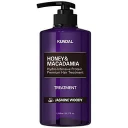 Поживний кондиціонер з медом та олією макадамії Honey & Macadamia Treatment Jasmine Woody Kundal 500 мл